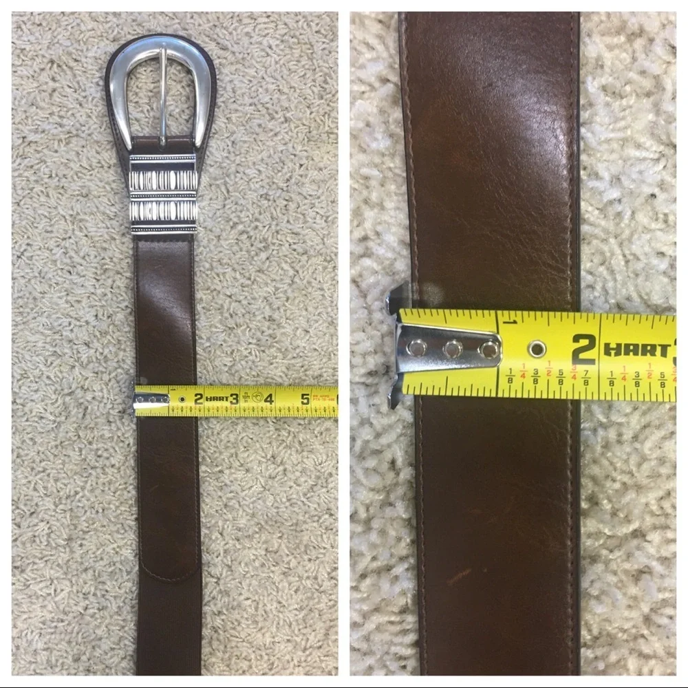Chico’s brown  leather belt